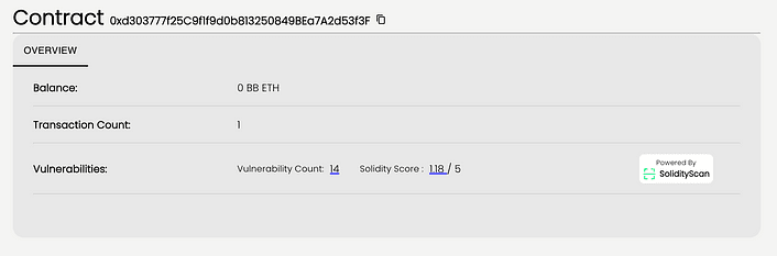 Security Score